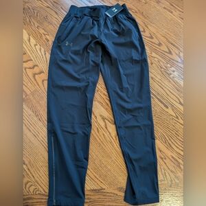 NEW! Under Armour Black Men’s Outrun The Storm Pants Size Medium